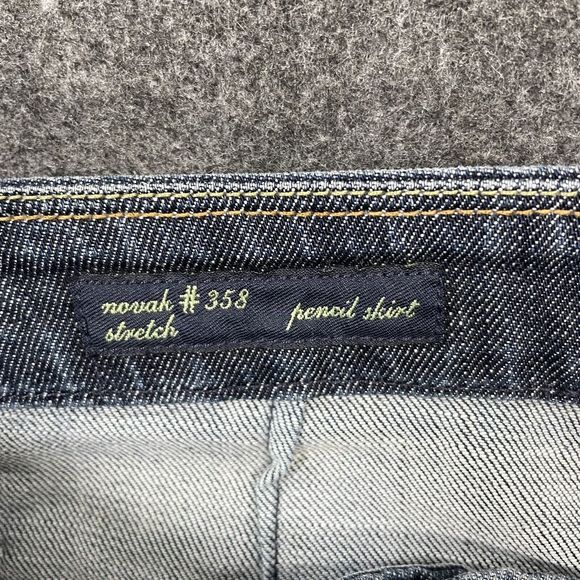 Citizens of Humanity Skirt Women's 26 Novak Stretch #358 Pencil Denim - Picture 4 of 8